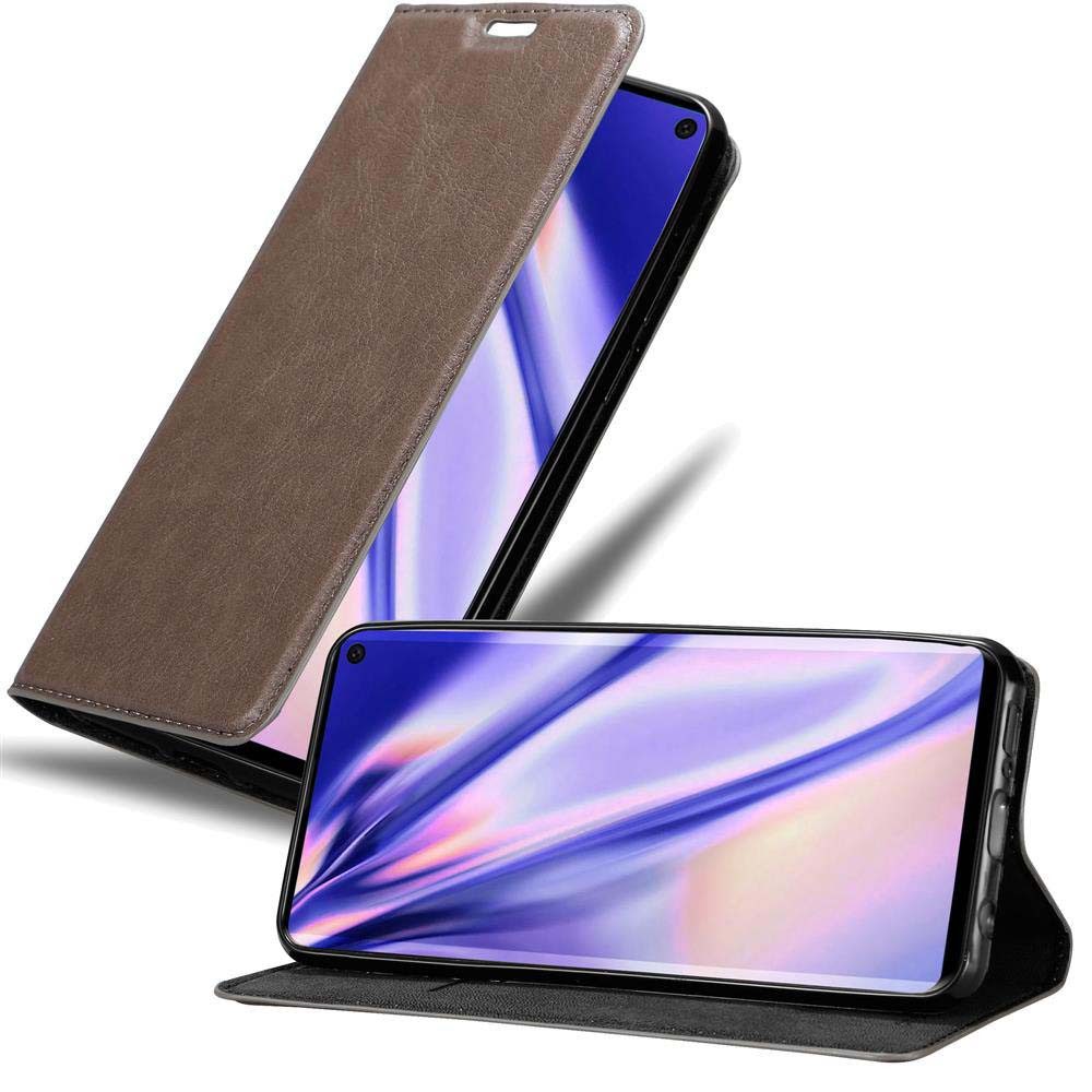 Cadorabo Handyhülle für Samsung Galaxy S10 4G Hülle Samsung Galaxy S10 4G, Hülle Schutzhülle mit Standfunktion, Magnetverschluss und Kartenfach