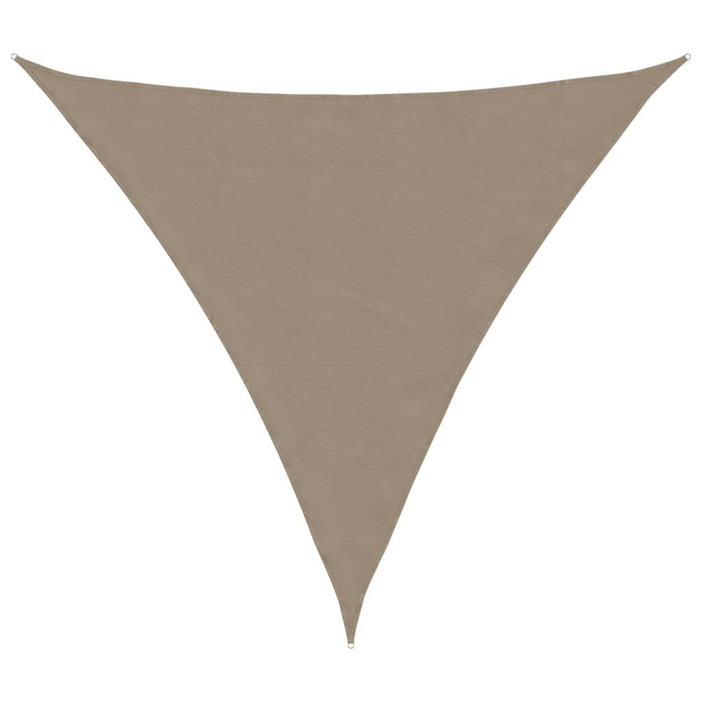 Sonnensegel Dreieck 2 x 2 x 2 m Taupe wasserfest UV-beständig