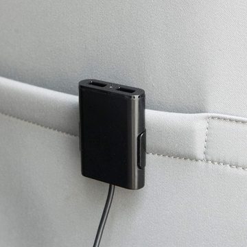 Cartrend 4-Port USB Ladestecker XXL 9,6A Smartphone-Ladegerät (Flexibel)