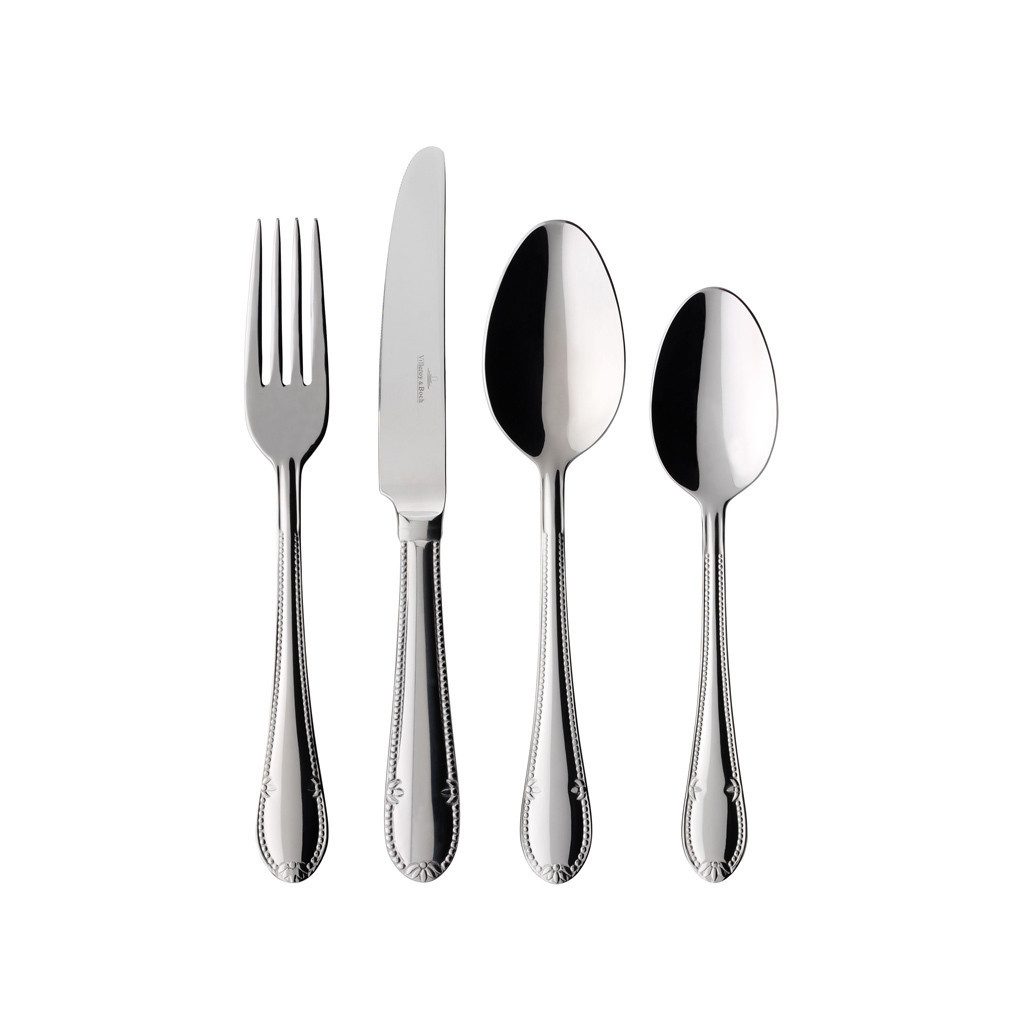 Villeroy & Boch Besteck-Set Mademoiselle Tafelbesteck (144-tlg), Edelstahl, rostfrei, spülmaschinengeeignet