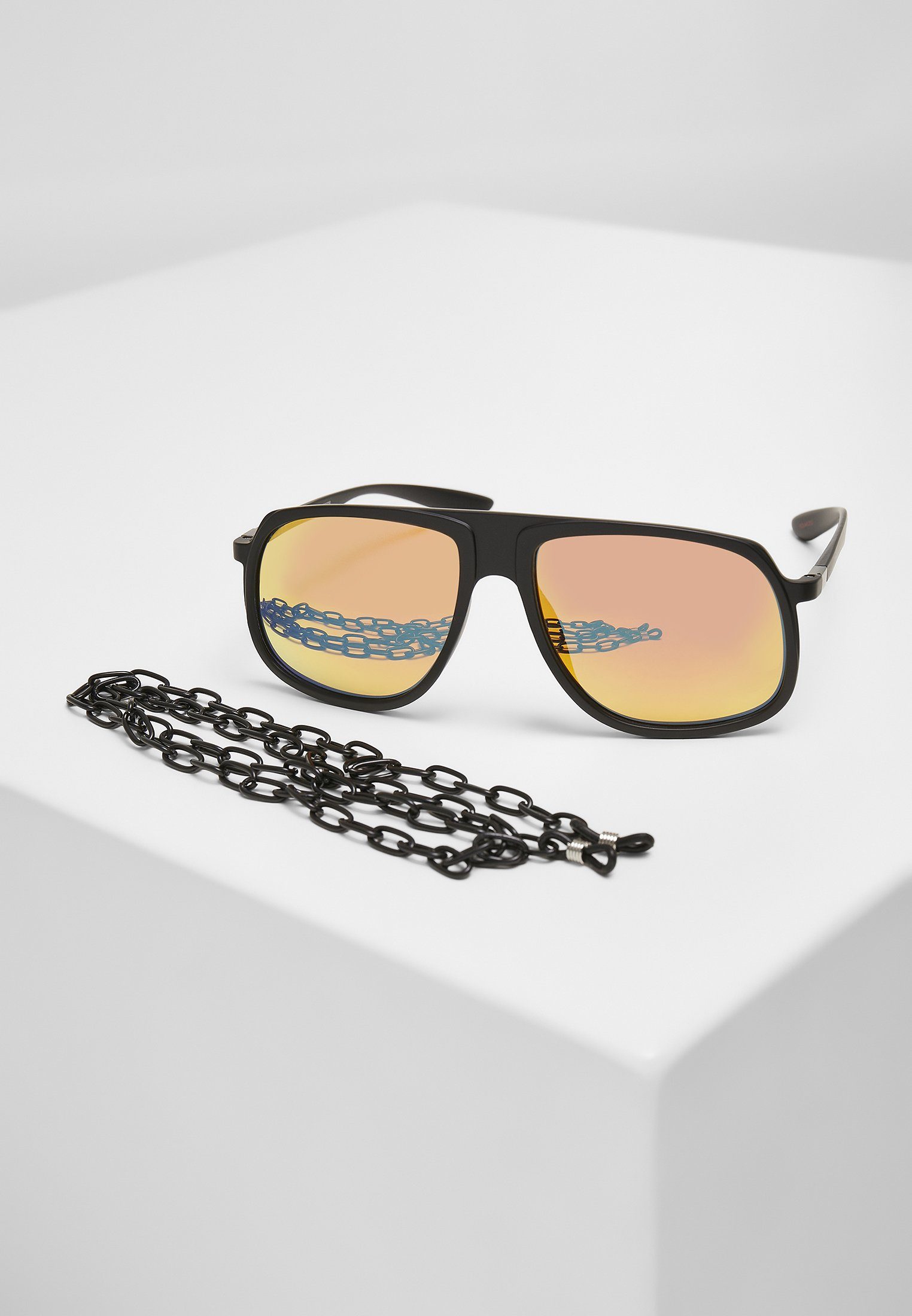 URBAN CLASSICS Sonnenbrille Accessoires Retro 107 Sunglasses Chain