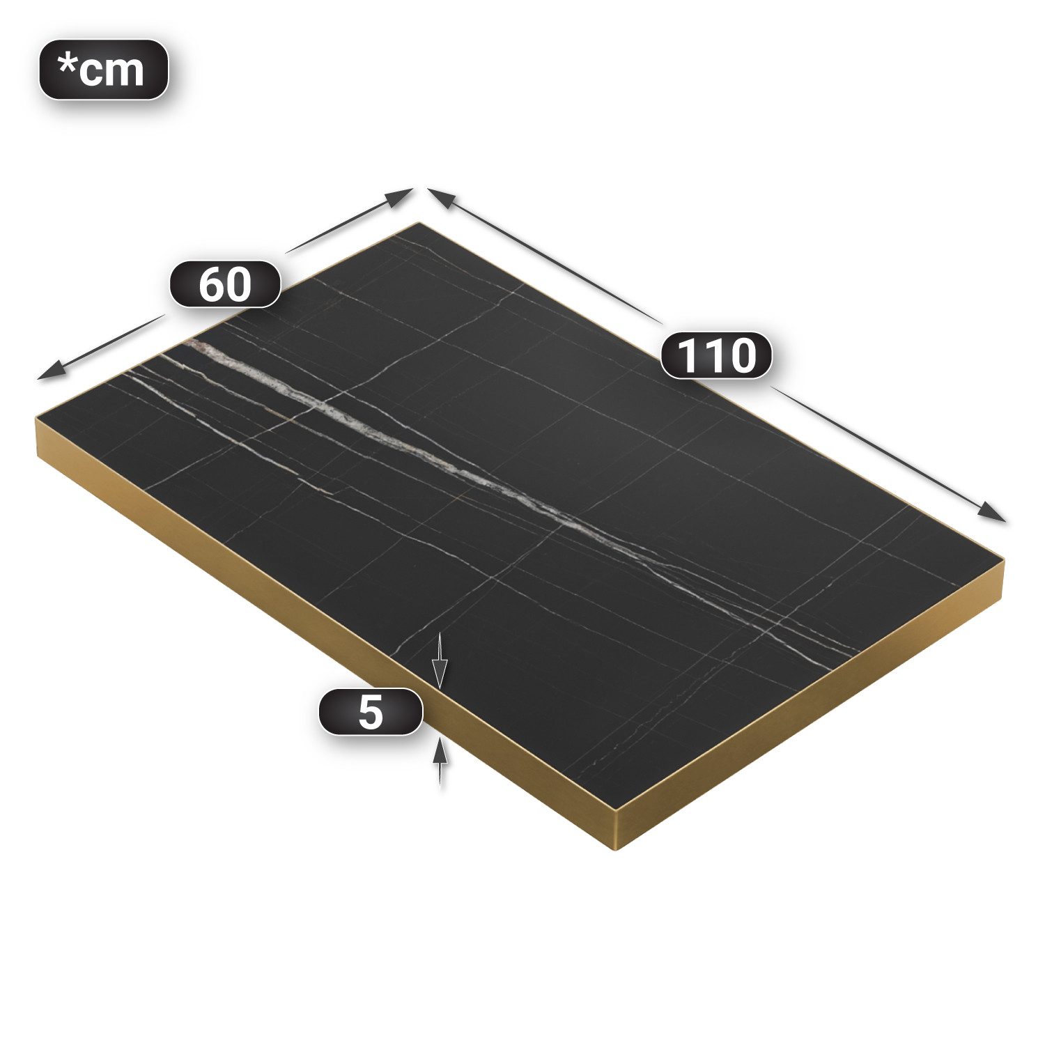 GGMMÖBEL Tischplatte Brasil