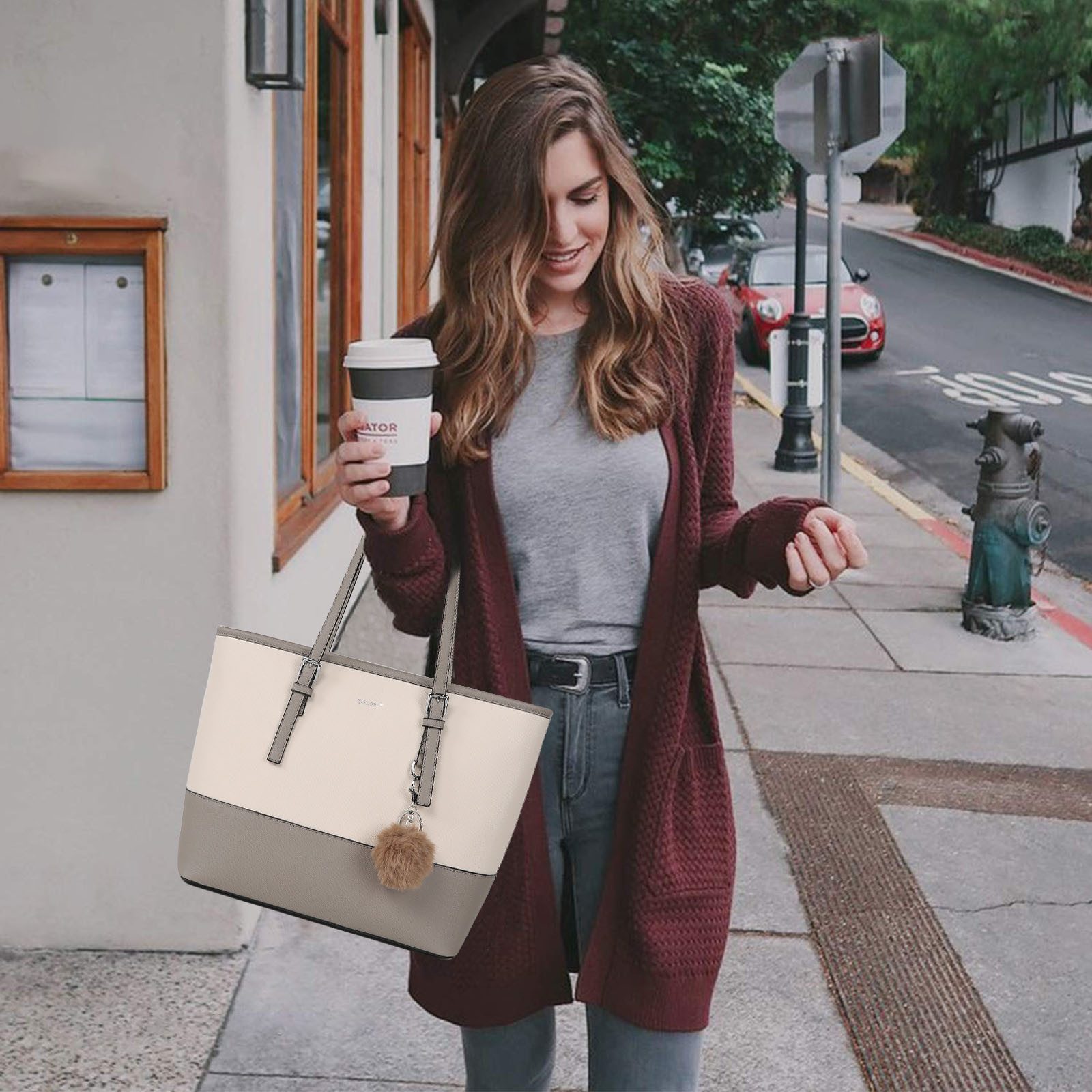 Fassiona Shopper Handtasche Damen mit Geldbörse günstig online kaufen
