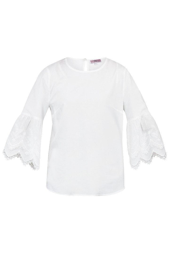 MarJo Trachtenbluse Trachtenbluse - EBELSBACH - off white