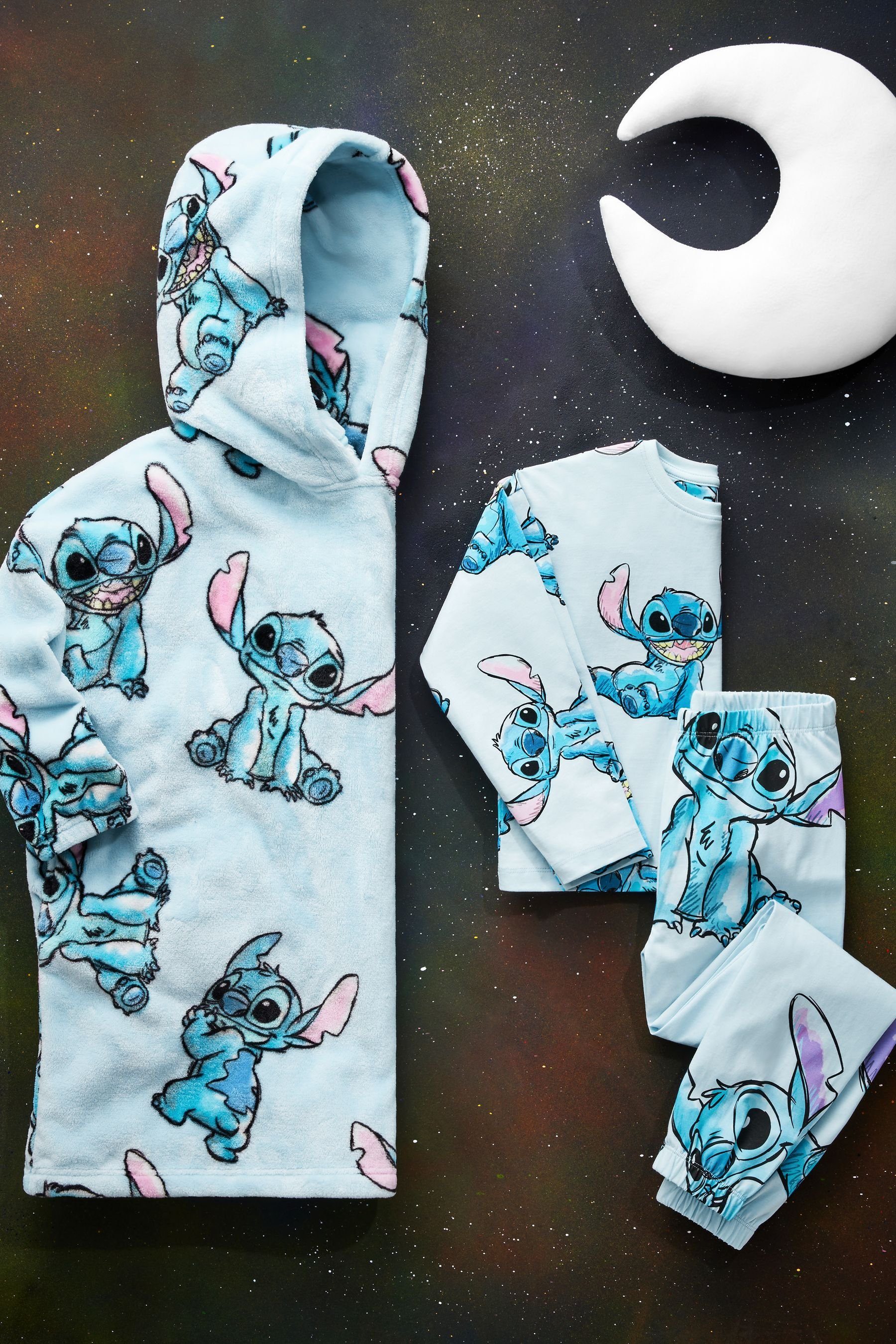 Lizenzierter Disney Pyjama Schlafanzug tlg) Stitch Next (2