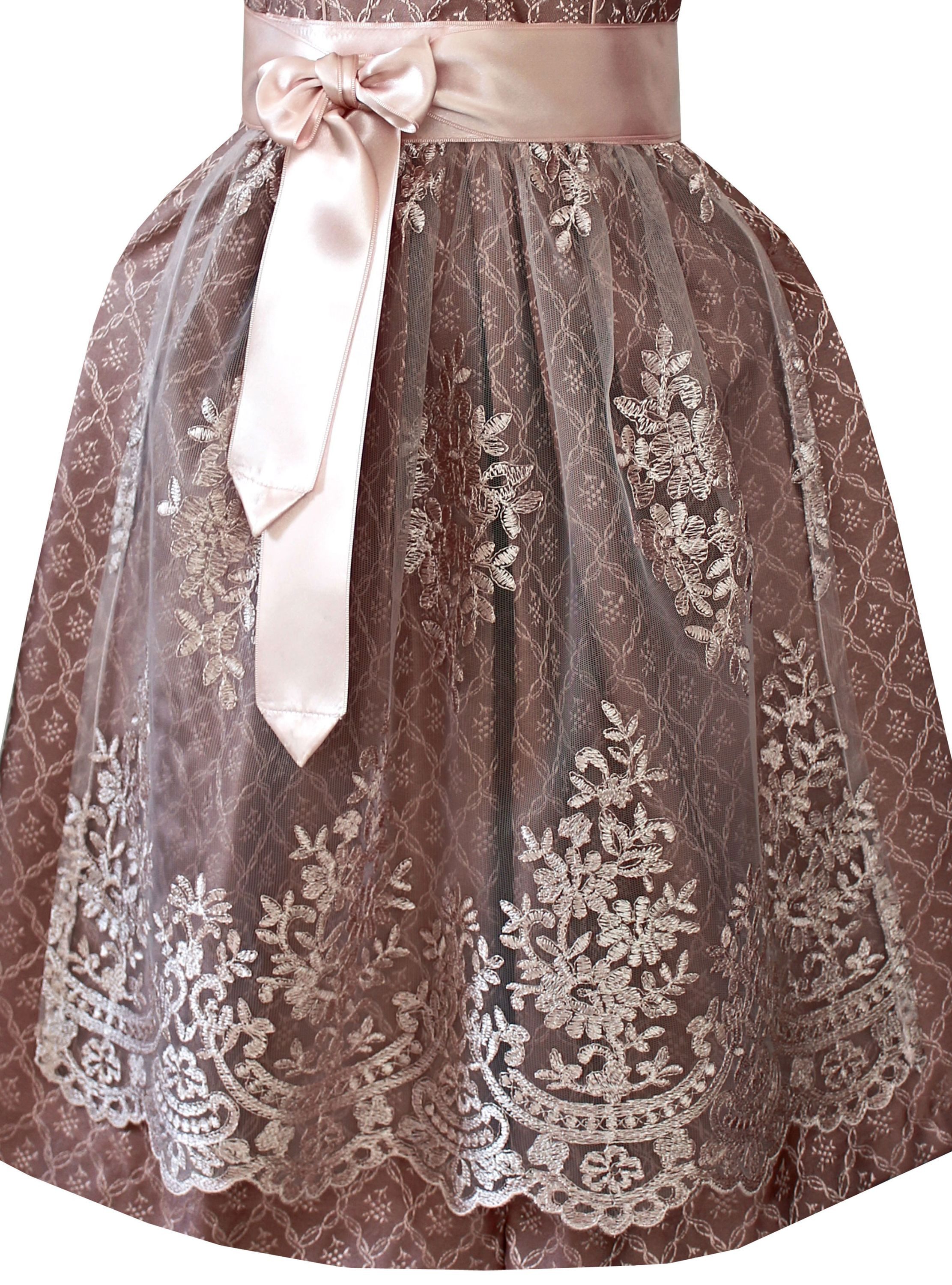 Alpenmärchen Dirndl Kinderdirndl Nova in Rosa - ALM-K954 – Bild 3 von 3