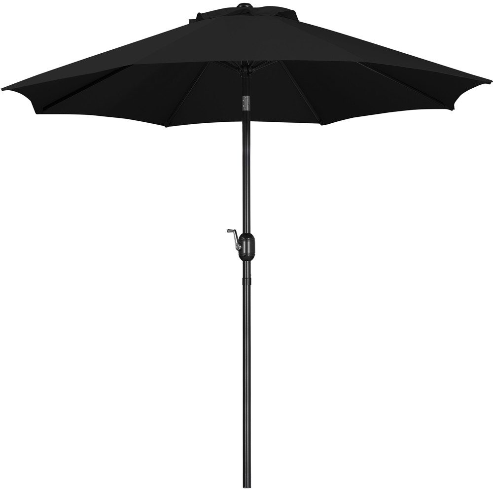 Yaheetech Sonnenschirm ∅ 222,5/261/294/326,5 cm, Gartenschirm mit Kurbel, Neigbar, UV Schutz 50+