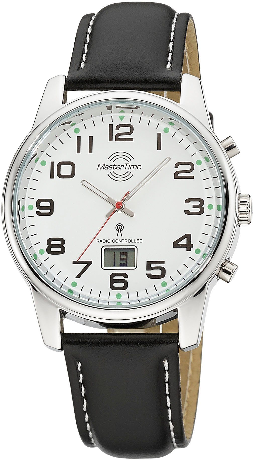 MASTER TIME Funkuhr Super Power MTGA-10814-12L, Armbanduhr, Quarzuhr, Herre günstig online kaufen