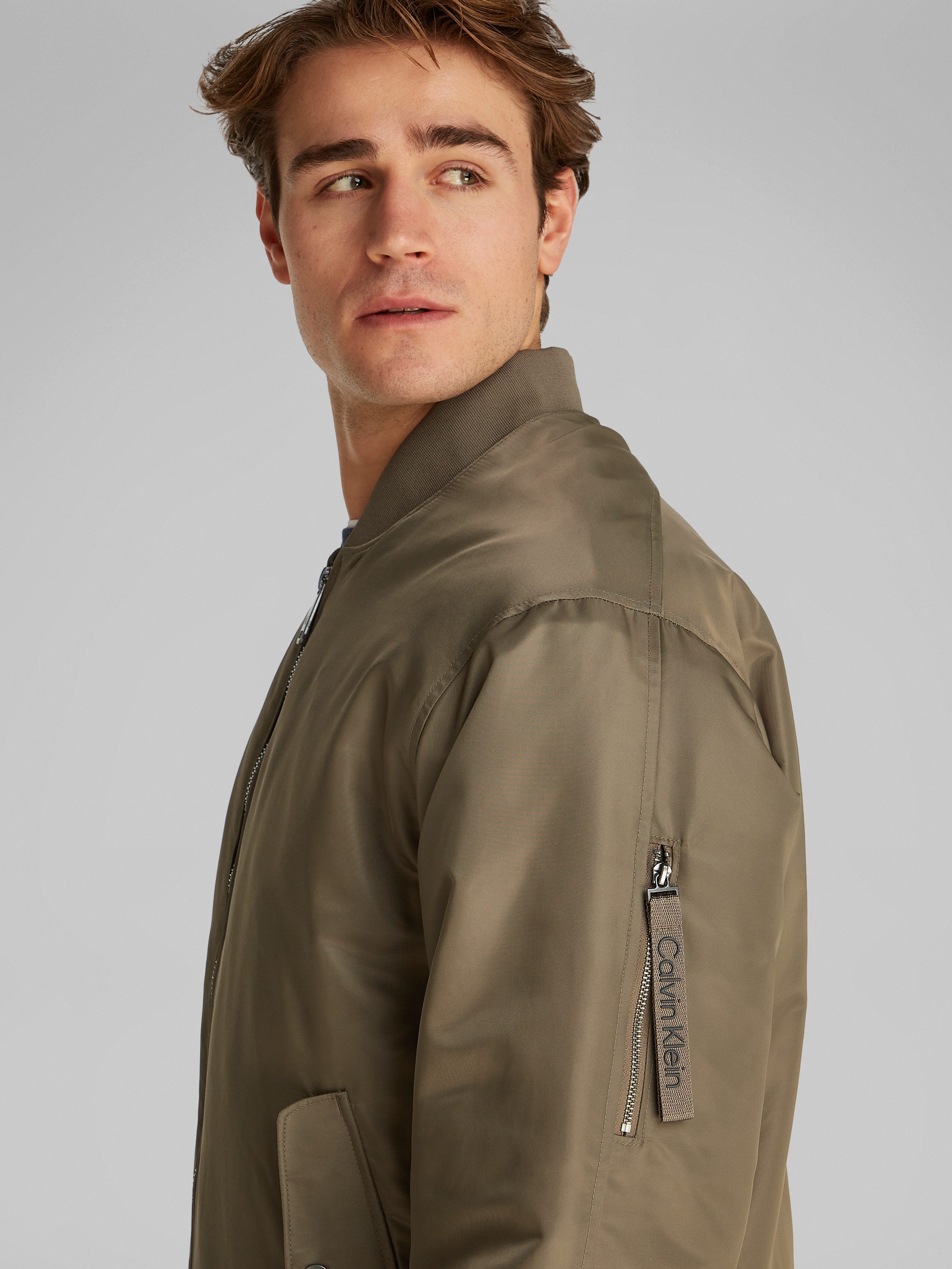 Calvin Klein Jeans Blouson LS JEANS HERO BOMBER mit Strickbündchen günstig online kaufen