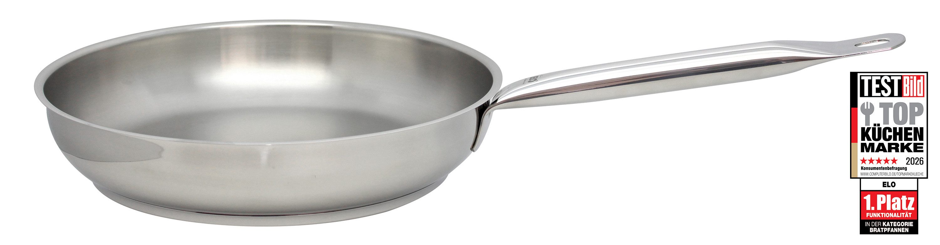 Elo Bratpfanne Profi Therm, Edelstahl 18/8 (1-tlg), Induktion