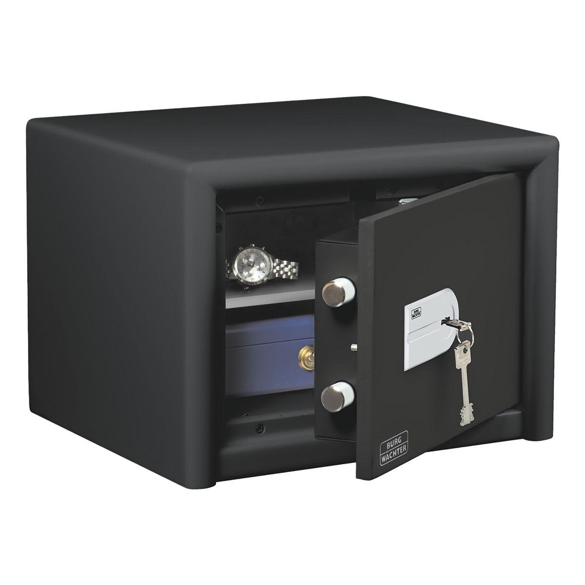 Burg Wächter Wertschutzschrank Combi-Line, mit extra Schieberiegel mit Durchschlagschutz und Doppelbartschloss