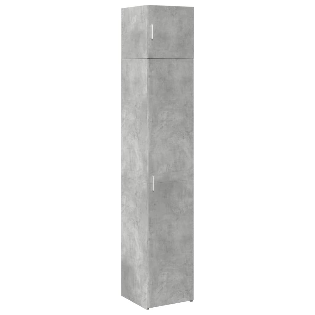 vidaXL Sideboard Hochschrank Schmal Betongrau 40x42,5x225 günstig online kaufen
