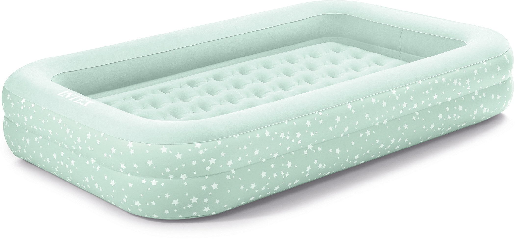 Intex Luftbett Luftbett Kinder Reisebett aufblasbar + Handpumpe 168x107x25c günstig online kaufen
