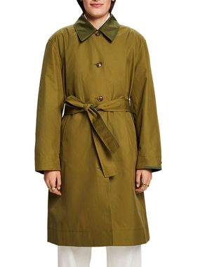 Esprit Trenchcoat Trenchcoat aus Bio-Baumwolle mit Gürtel