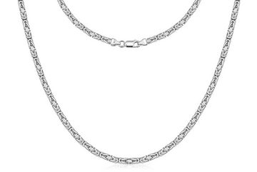 Silberkettenstore Silberkette Königskette 4,5mm - 925 Silber, Länge wählbar von 40-100cm