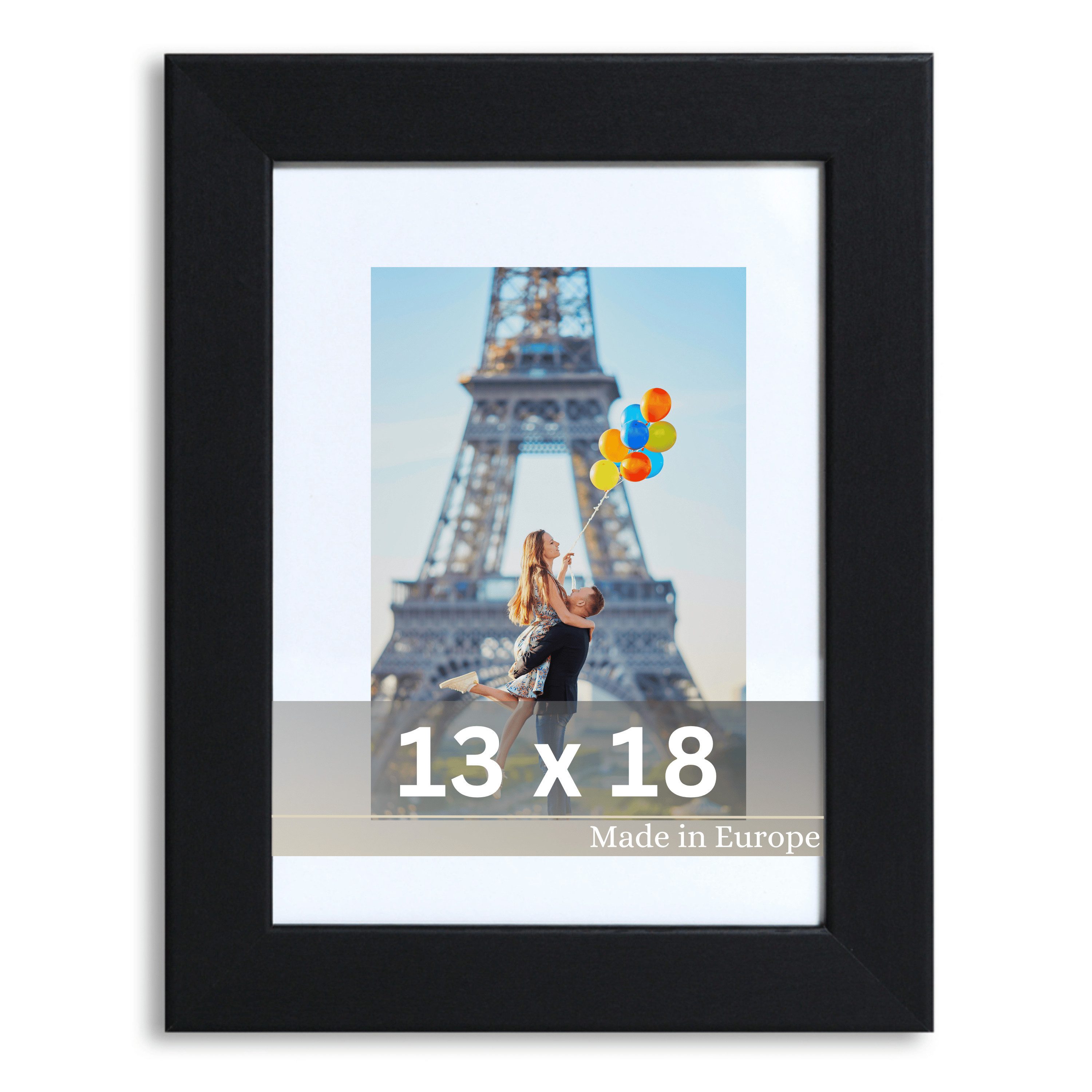 Victor (Zenith) Bilderrahmen Richter, Bilderrahmen Schwarz 13x18 cm mit 10x günstig online kaufen