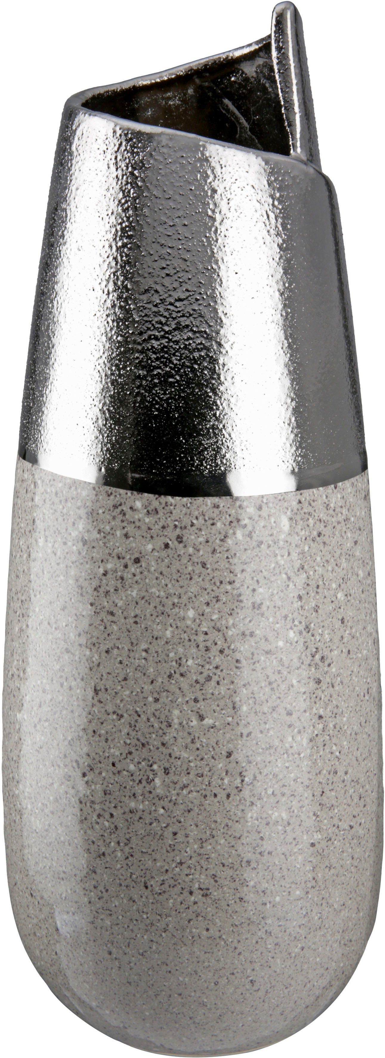 GILDE Tischvase Marmo (1 St), Vase aus Keramik