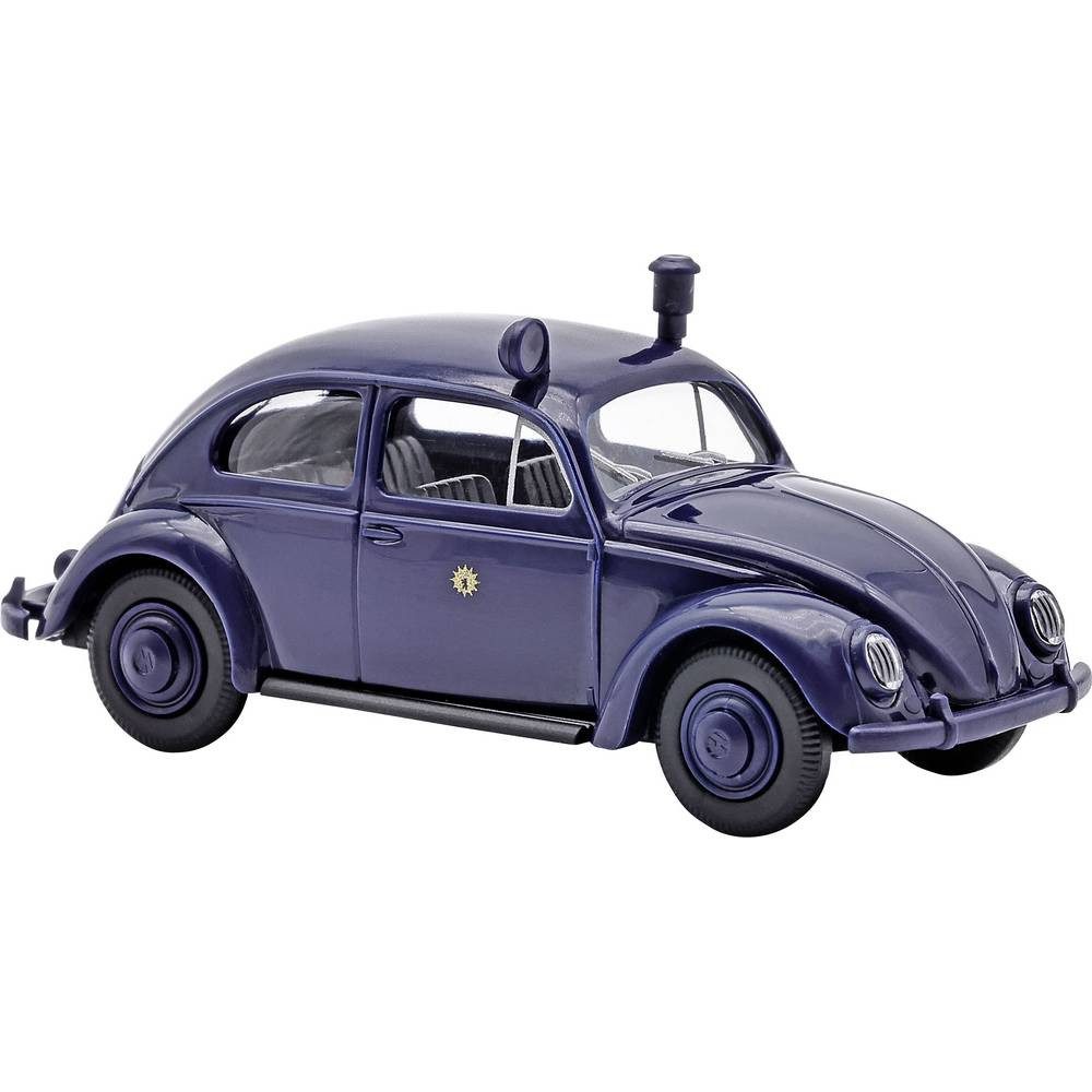 Busch Modelleisenbahn-Straße H0 Einsatzfahrzeug Modell Volkswagen (VW) Käfer mit Brezelfenster