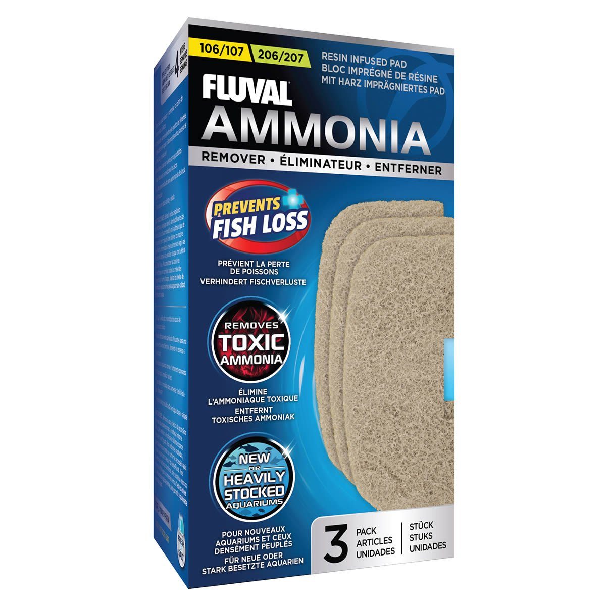 Aquariumfilter Ammoniak Entferner 107/207