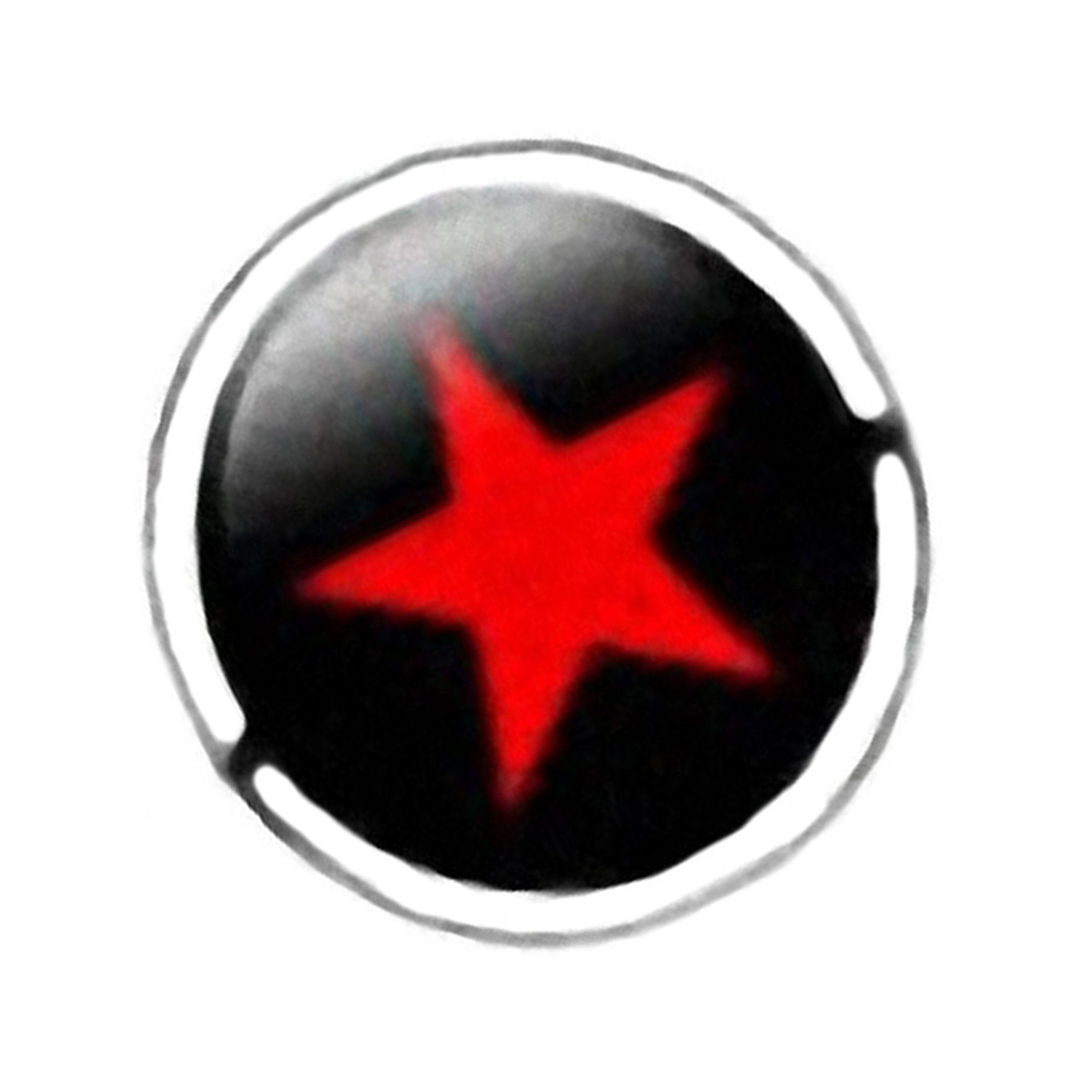 Taffstyle Piercing-Implantat Dermal Piercing Aufsatz Logo Aufsatz Kugel Comic Aufsatzkugel Stecker Kugel Star, Red Anker Anchor Diver Flach Skin Ball