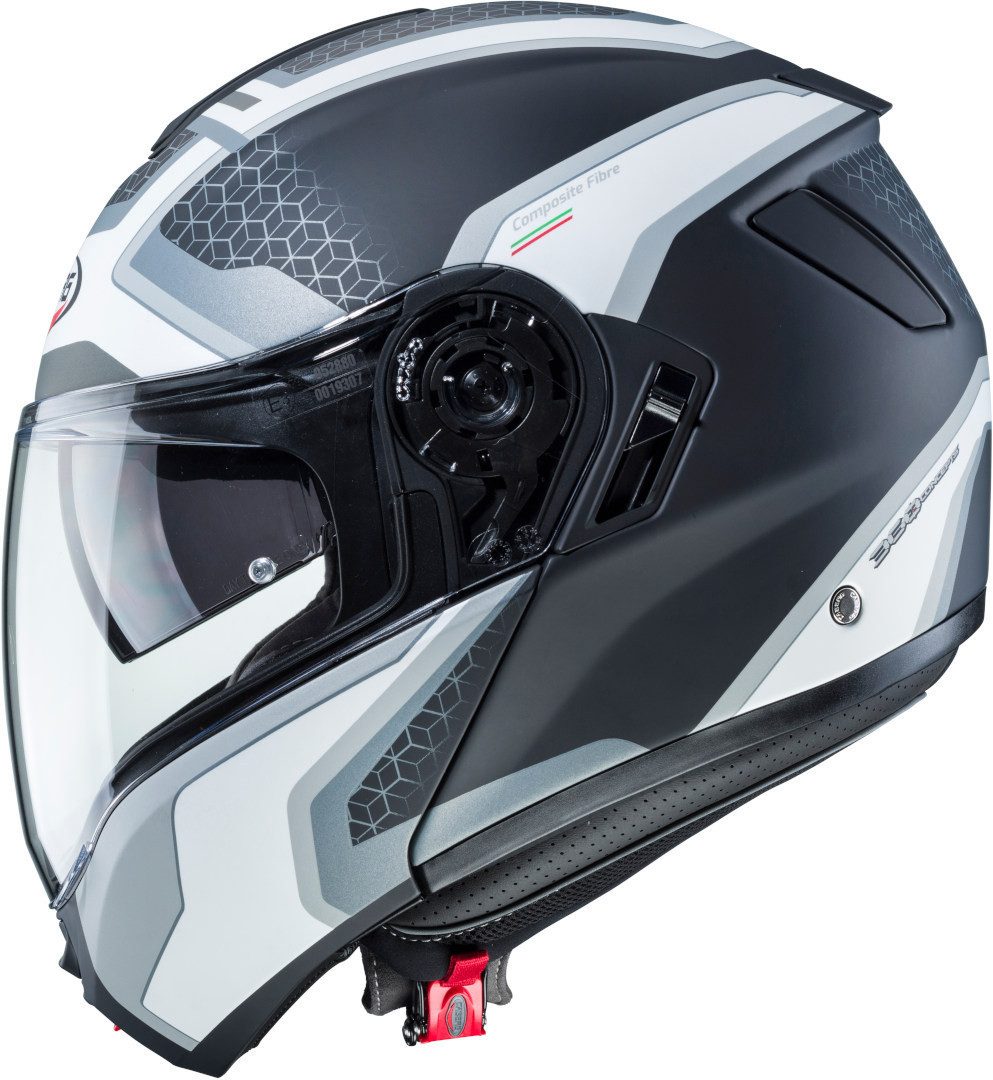 Caberg Motorradhelm Levo Sonar Klapphelm, Bluetooth, Pinlock, Klapphelm, Ratschenverschluss