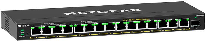 Netzwerk-Switch NETGEAR GS316EPP-100PES