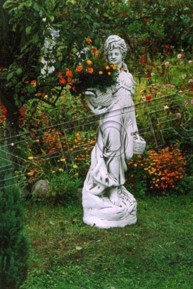 JVmoebel Skulptur Skulpturen Garten Figuren Römische Skulptur Frau Statue Statuen Figur