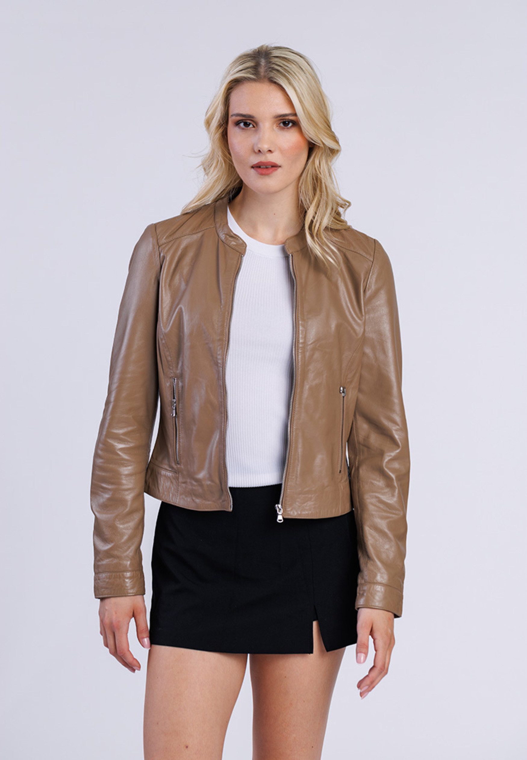 Freaky Nation Lederjacke Leatherjacket-FN