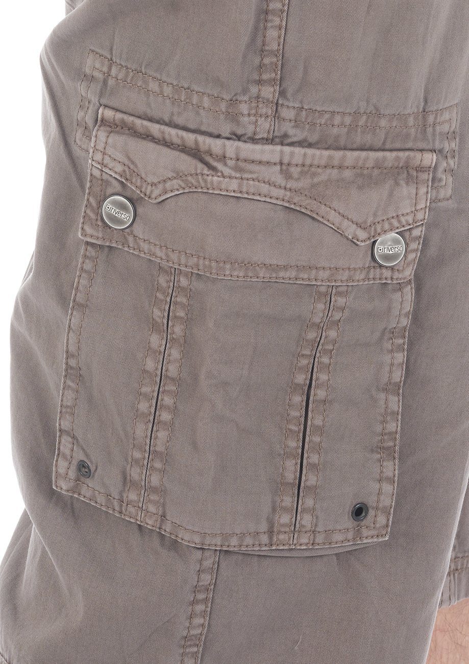 riverso Cargoshorts Herren Shorts RIVAnton Regular Fit Bermudashorts mit Gürtel – Bild 4 von 5
