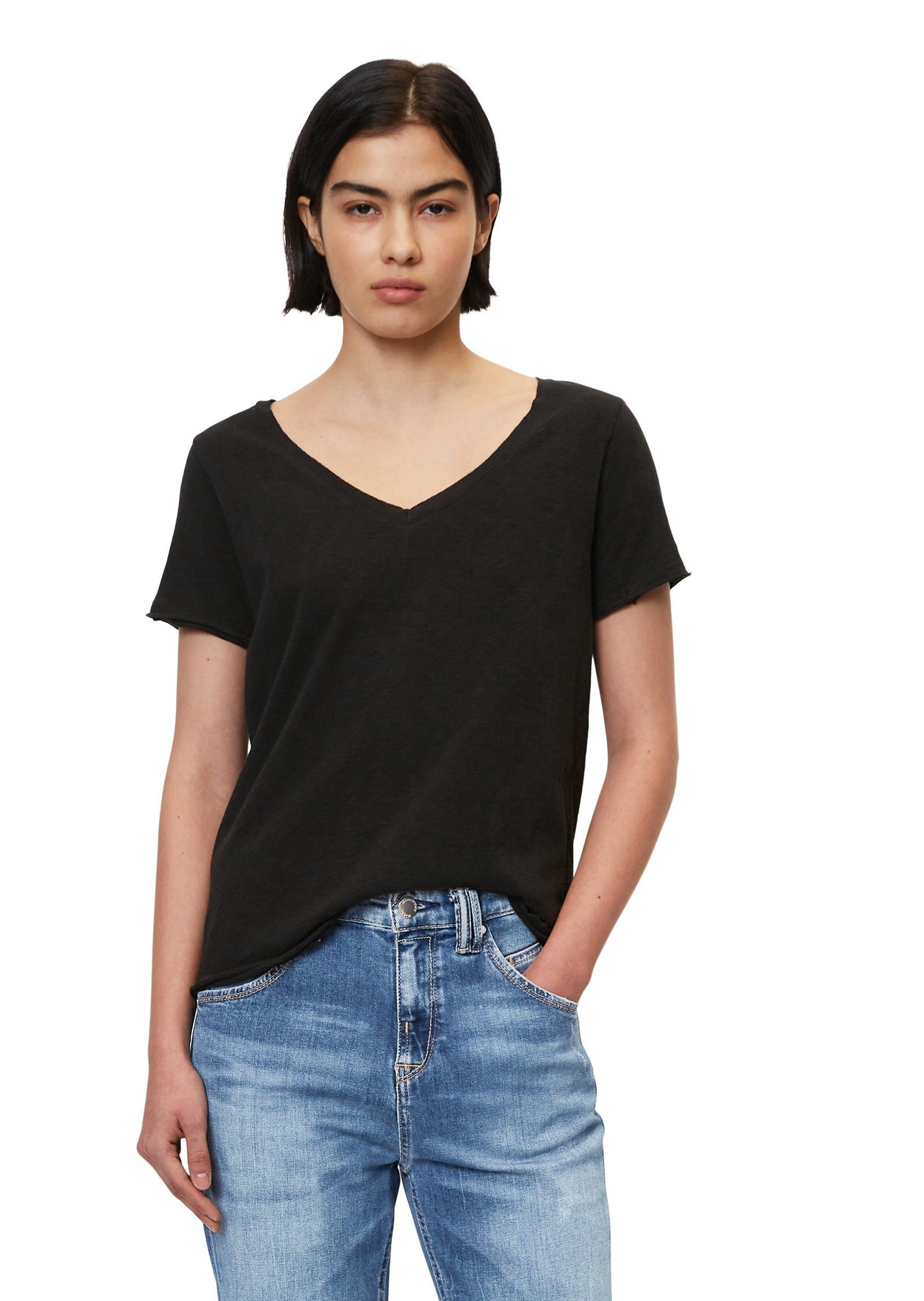 Marc O'Polo DENIM T-Shirt Organic-Slub-Cotton