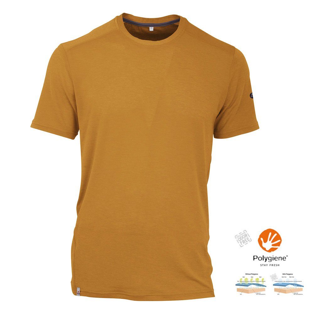 Maul T-Shirt Maul - Strahlhorn II fresh - Herren kurzarm Shirt T-Shirt, gelb Rose
