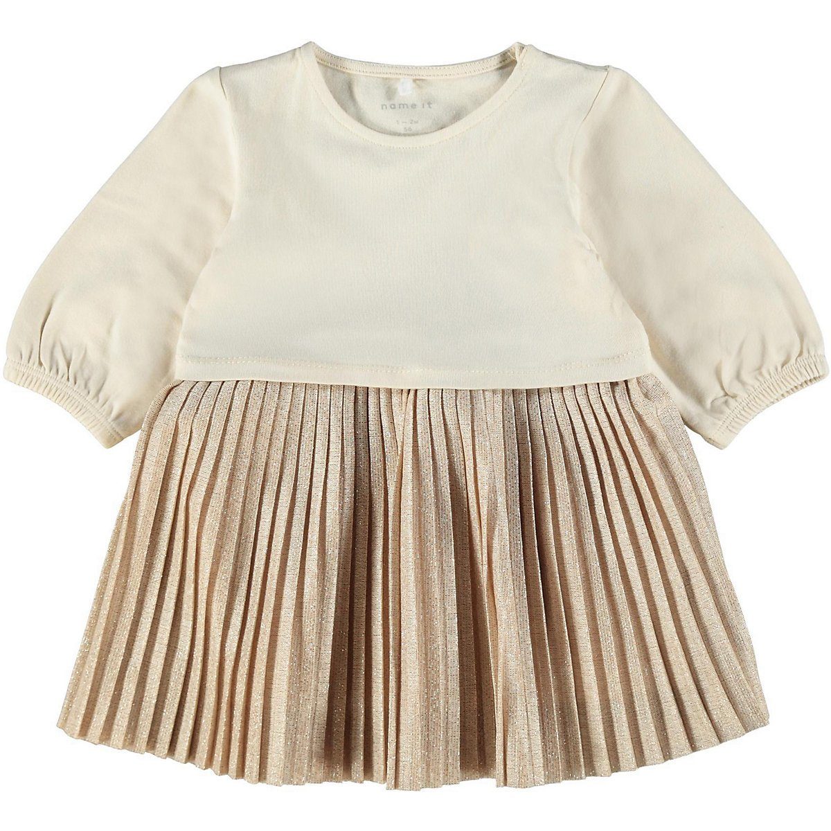 Kinder Mädchen (Gr. 50 - 92) Name It A-Linien-Kleid Baby Kleid, Organic Cotton