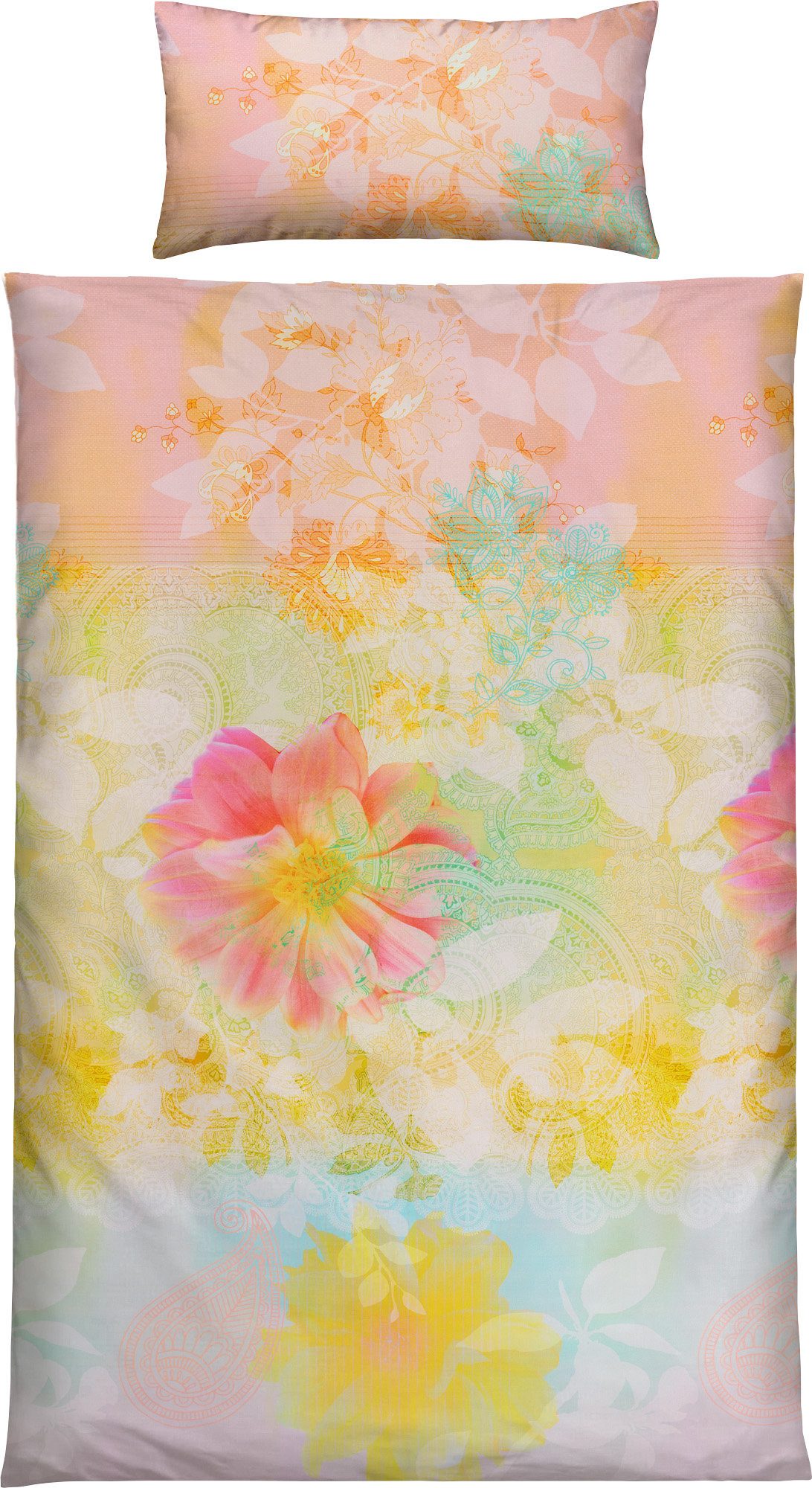 Erwin Müller Bettwäsche Bettwäsche, Mako-Satin, Paisley günstig online kaufen