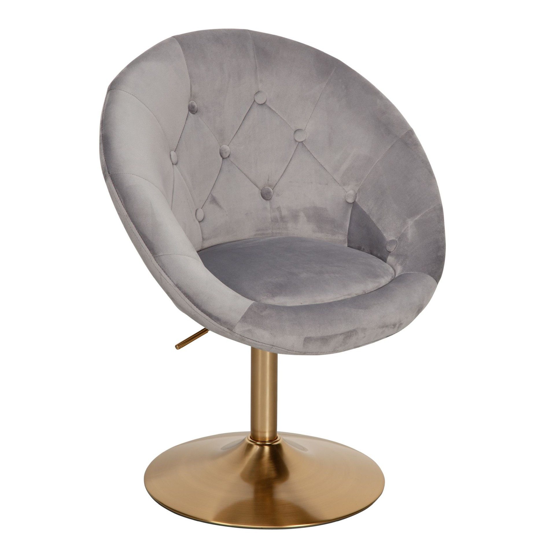 moebelfaktor Loungesessel Fresvik, Samt, Sitzhöhe 57 cm, Cocktailsessel, Metallgestell