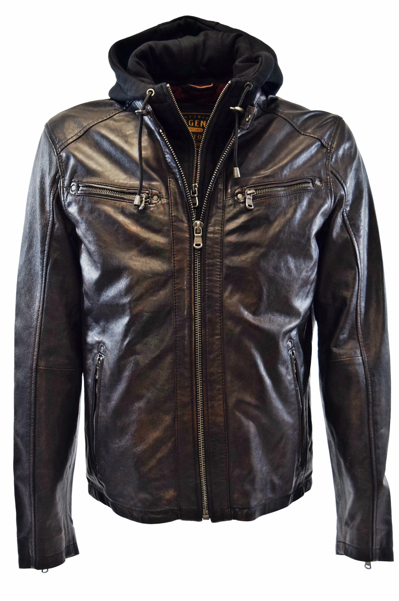 Daytona 73 Lederjacke Winston robustes Leder