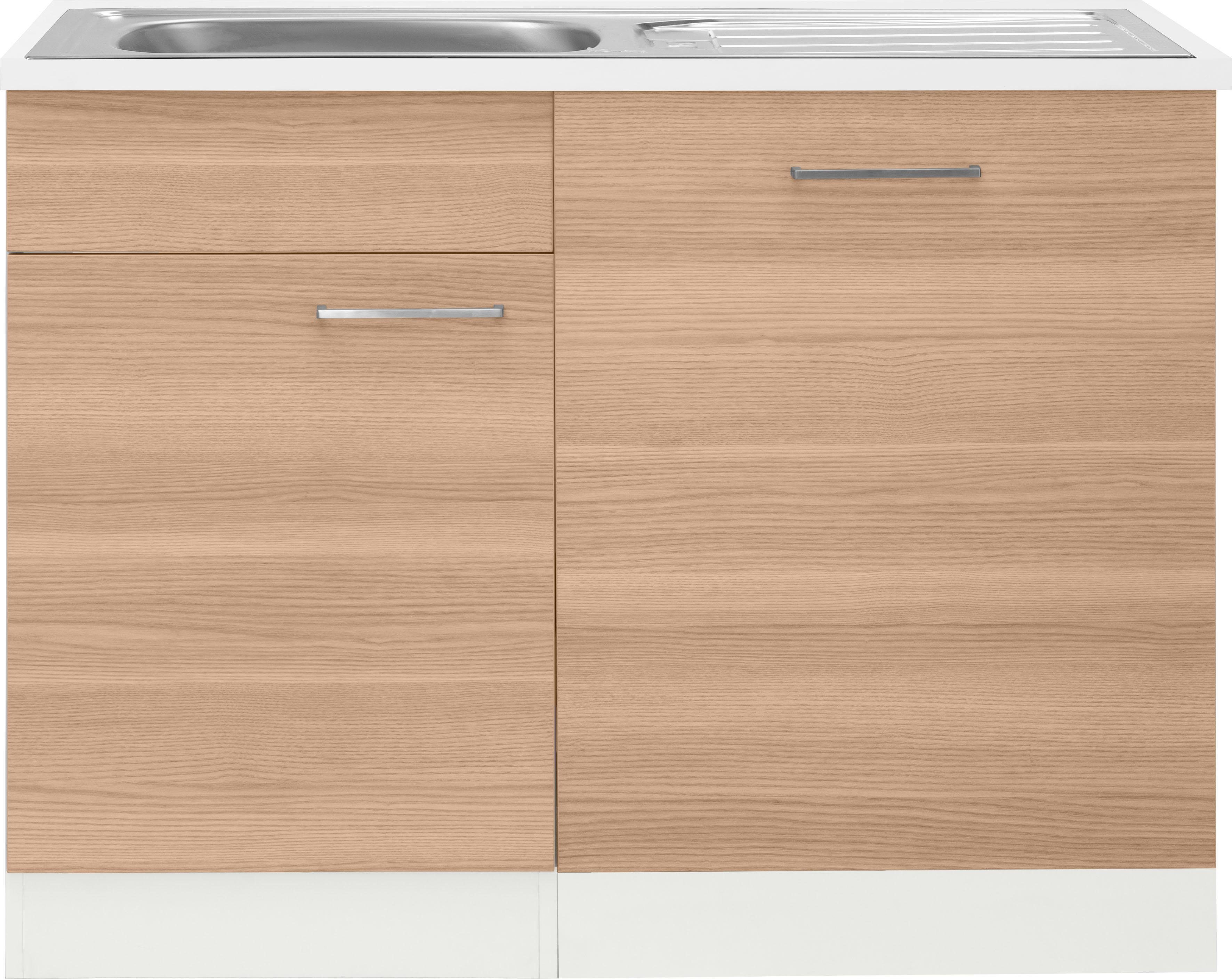 wiho Küchen Spülenschrank Zell Breite 110 cm, inkl. Tür/Sockel für Geschirrspüler