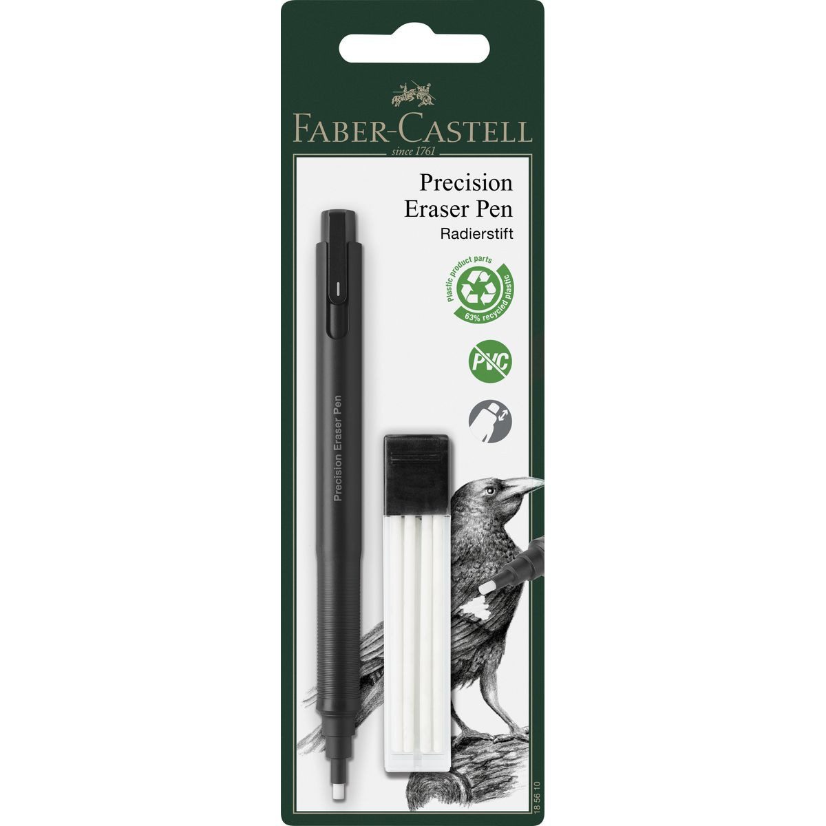 Faber-Castell Radiergummi FABER-CASTELL Radierstift Precision auffüllbar