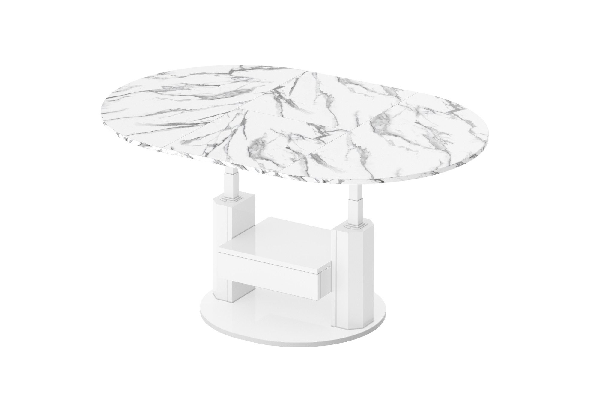 designimpex Couchtisch Design HPM-111 Hochglanz ausziehbar günstig online kaufen