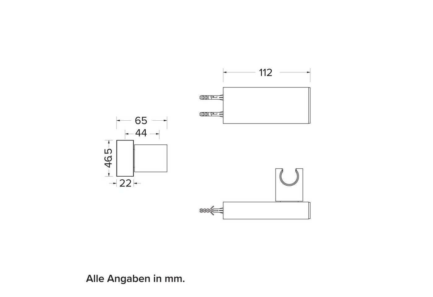 Thumbnail - CHRIS BERGEN Brausehalter Private Collection, mit verstellbarem Neigungswinkel