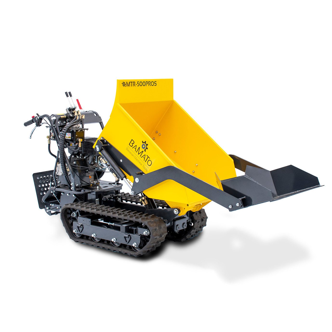 BAMATO Motorschubkarre MTR-500PROS, 215 l, 1-tlg., Minidumper, Raupendumper, Dumper