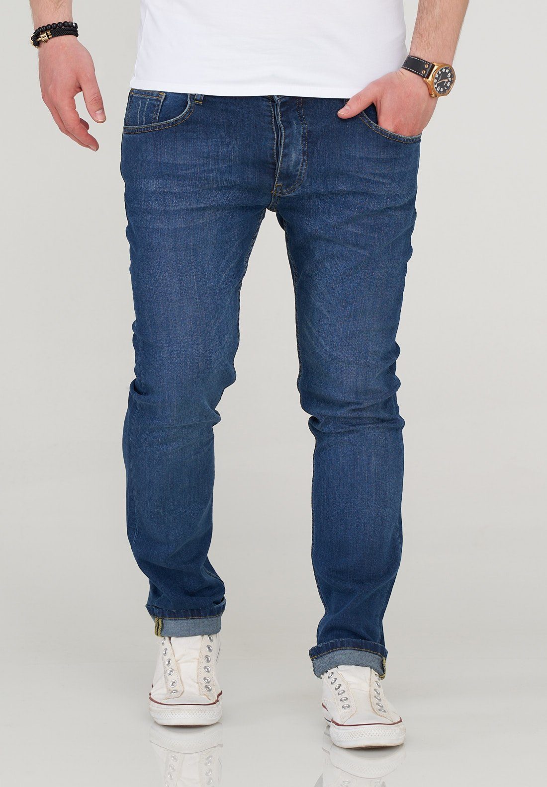Dunkelblau Slim-fit-Jeans SOULSTAR MJBOBBY