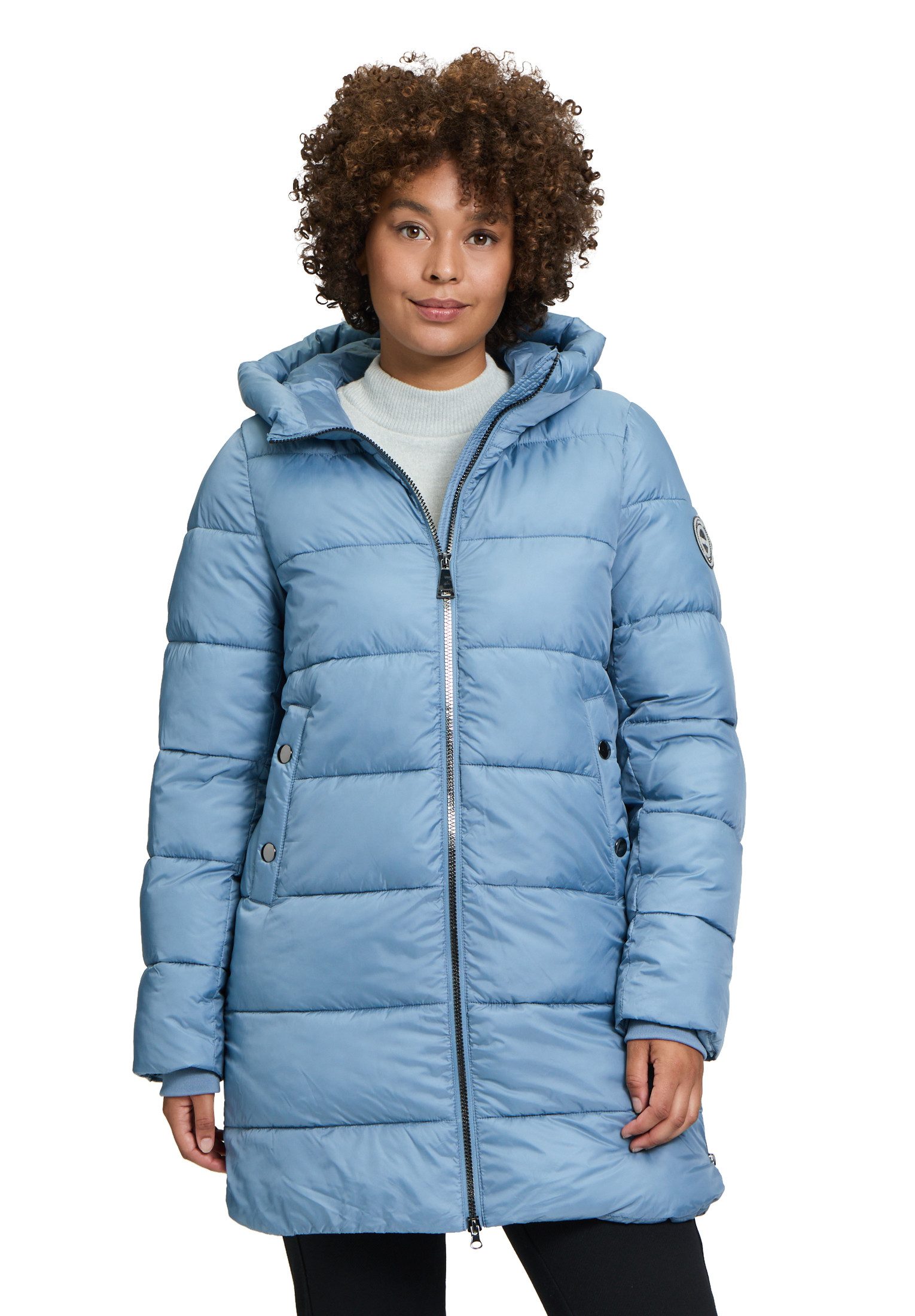 Cartoon Outdoorjacke Damen Outdoorjacke mit Kapuze günstig online kaufen