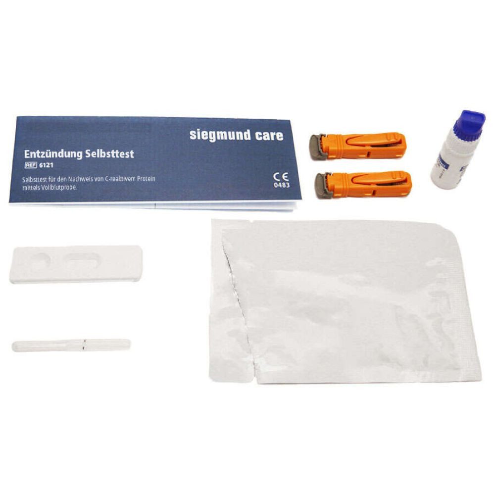 siegmund care Blutzucker-Teststreifen Entzündung Selbsttest, 1-tlg.