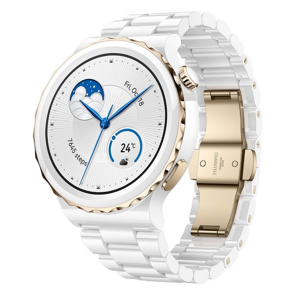 Huawei Watch GT 3 Pro-43mm Smartwatch, Sp02-, Schlaf- & Stressüberwachung
