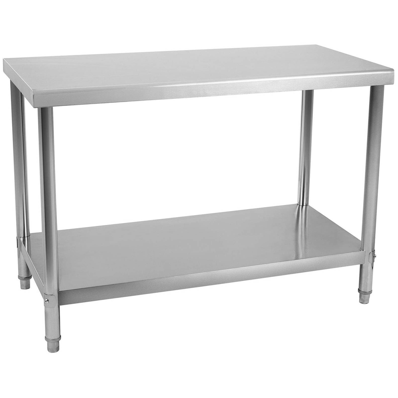 Royal Catering Arbeitstisch 120 x 70 cm Neu Edelstahl Gastro Tisch Edelstah günstig online kaufen