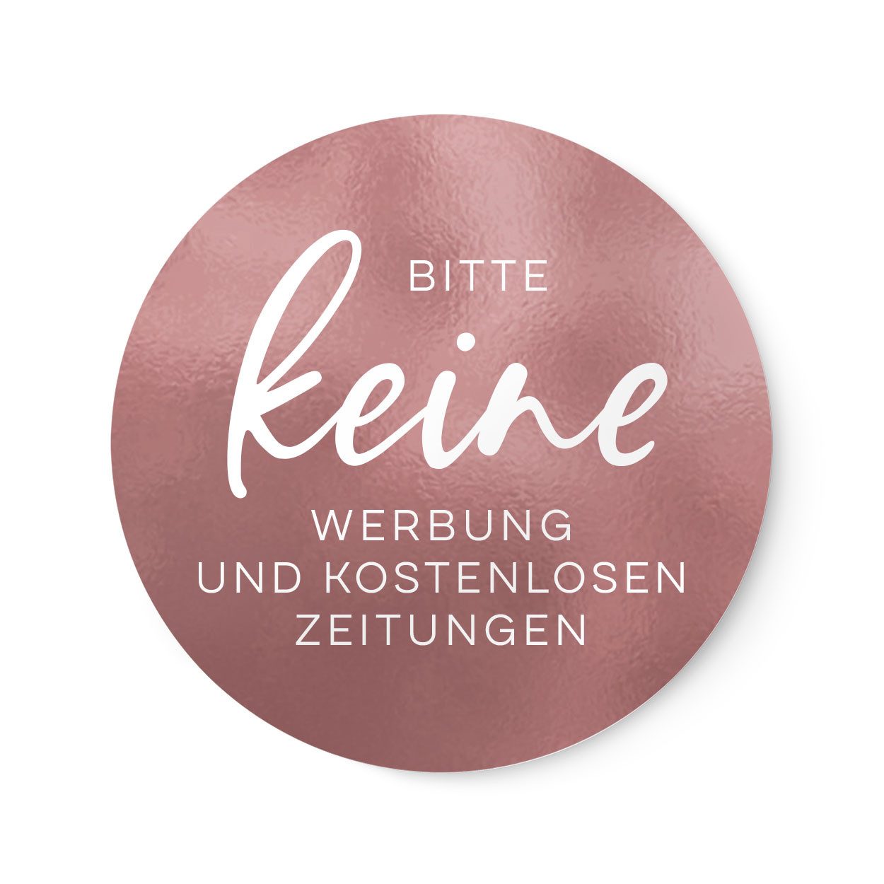 NORDEULE Aufkleber Keine Werbung & (keine) kostenlosen Zeitungen, (im 2er Set, 2tlg), Wetterfest und UV-beständig