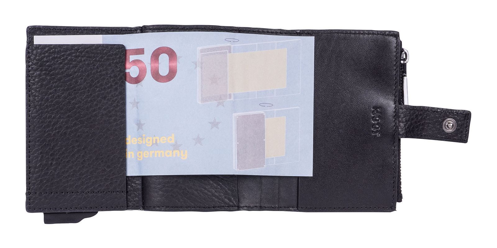 JOOP! Kartenetui C - Four E - Cage, aus echtem Rindsleder mit RFID-Blocker günstig online kaufen