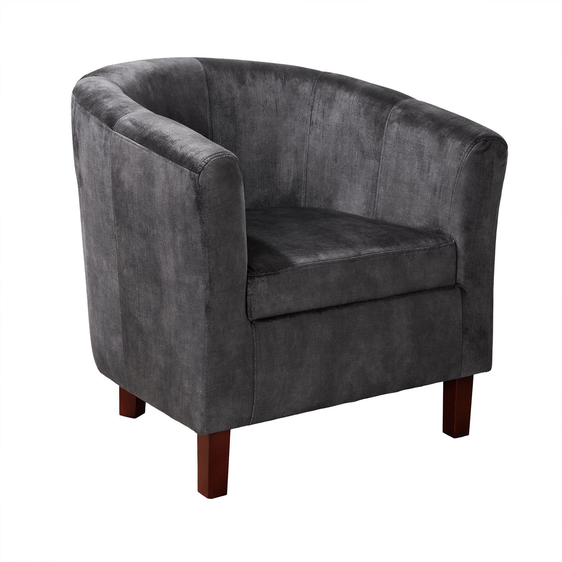 riess-ambiente Loungesessel HEMINGWAY dunkelgrau / braun (Einzelartikel, 1- günstig online kaufen