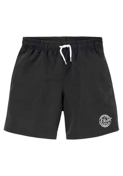 s.Oliver Badeshorts mit seitlichem Logodruck