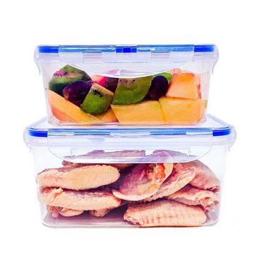 Caterize Vorratsdose Kunststoff-Frischhaltedosen mit Deckel 100% dicht, Lunchbox Brotdose, PP-Kunststoff, (1-tlg)